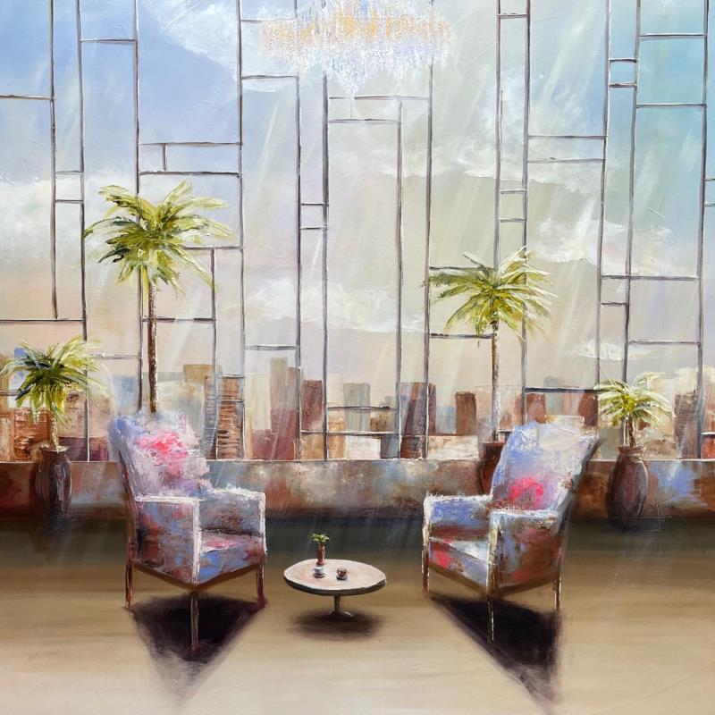 Painting Zénitude  by Vinnie | Painting Figurative Oil