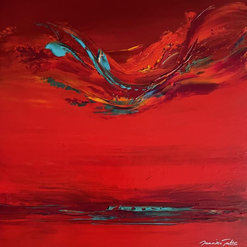 Painting Hypnosis (iii) by Talts Jaanika | Painting Abstract Landscapes Acrylic