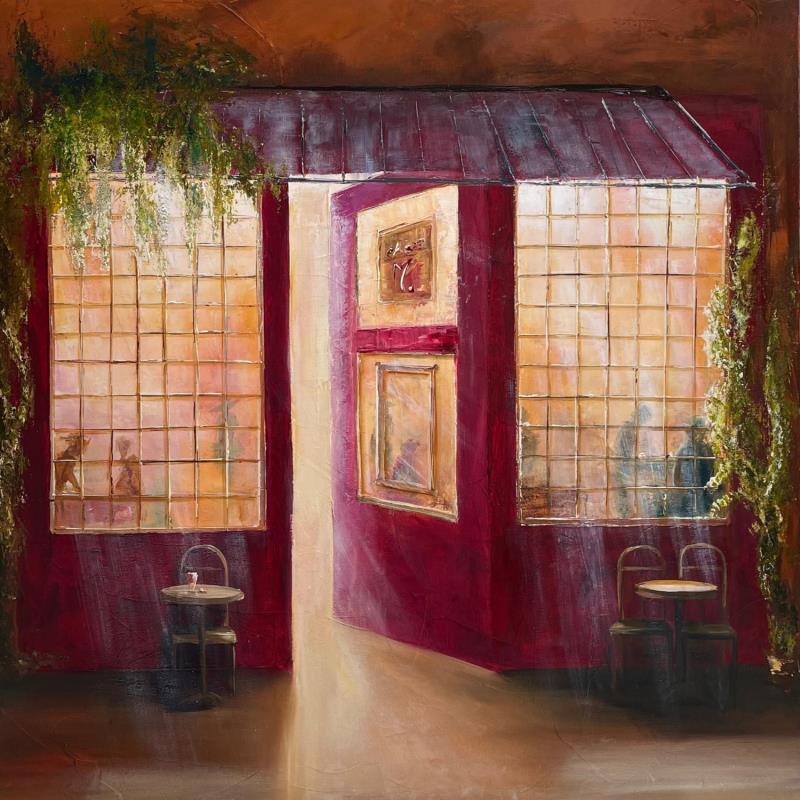 Painting Bienvenue  by Vinnie | Painting Figurative Oil