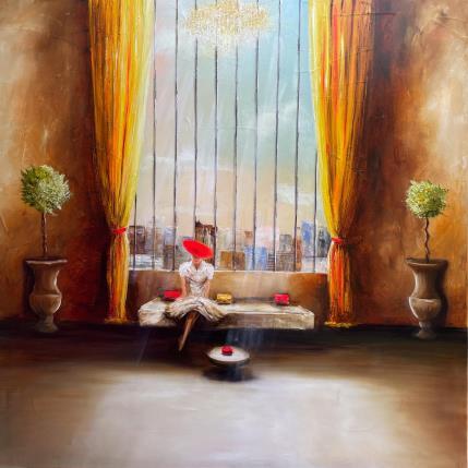 Peinture Une minute suspendue par Vinnie | Tableau Figuratif Huile