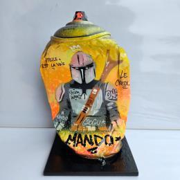 Sculpture Le credo par Lemoine Mael | Sculpture Pop-art Graffiti