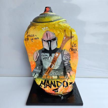 Sculpture Le credo par Lemoine Mael | Sculpture Pop-art Graffiti