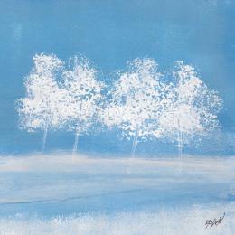 Painting  Aussi grands que le ciel by Escolier Odile | Painting Figurative Acrylic, Cardboard, Sand Landscapes, Pop icons