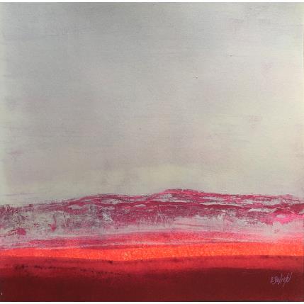 Painting  Dans un éclat de silence  by Escolier Odile | Painting Figurative Acrylic, Cardboard, Sand Marine, Minimalist