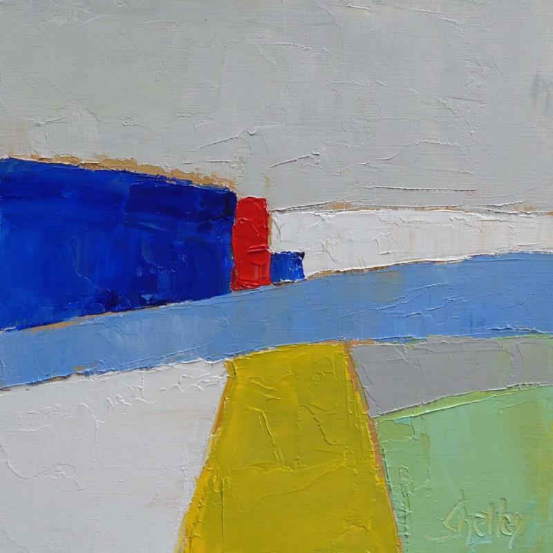 Painting PRÉFÉRENCE by Shelley | Painting Abstract Minimalist Oil