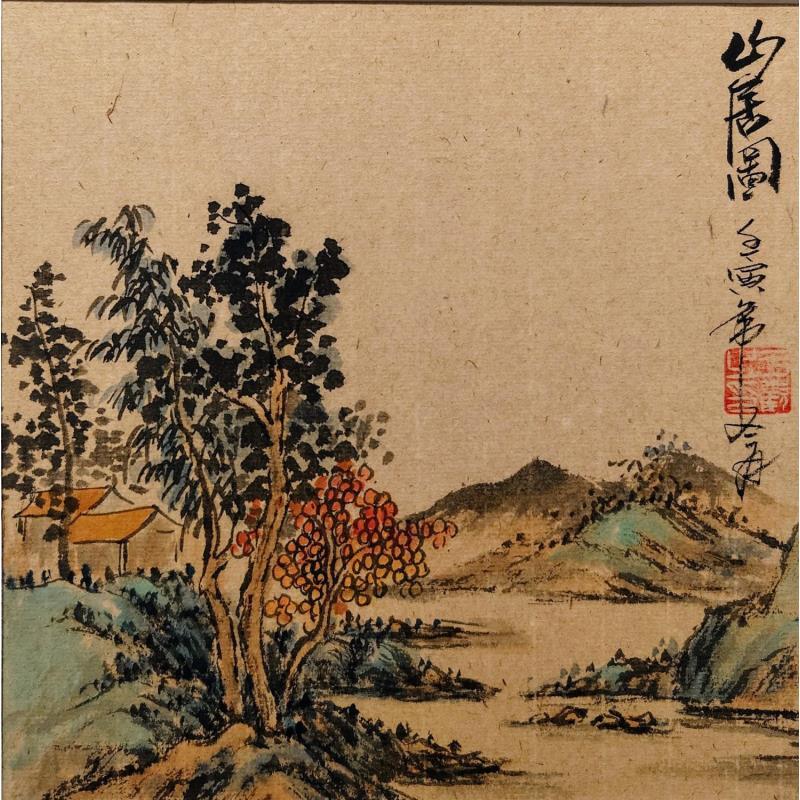 Peinture Life in montains  par Yu Huan Huan | Tableau Figuratif Encre