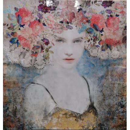 Peinture Vero ll par Bofill Laura | Tableau Figuratif Acrylique, Bois Portraits