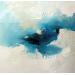 Peinture Le bruit de l'eau  par Dumontier Nathalie | Tableau Abstrait Minimaliste Huile
