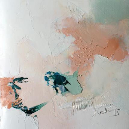 Peinture La lumière est si douce par Dumontier Nathalie | Tableau Abstrait Huile Minimaliste