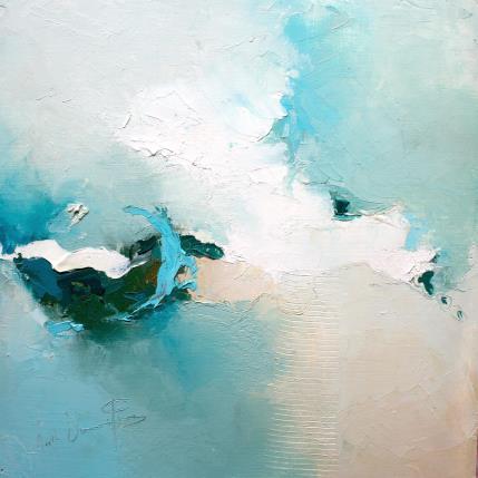 Painting Vers l'autre bout du monde by Dumontier Nathalie | Painting Abstract Oil Minimalist