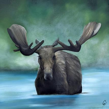 Peinture L'original par Pressac Clémence | Tableau Figuratif Huile Animaux