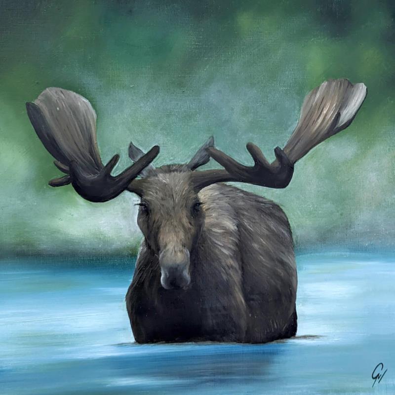 Peinture L'original par Pressac Clémence | Tableau Figuratif Animaux Huile