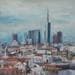 Painting Skyline by Lokotska Katie  | Painting Figurative Urban Oil