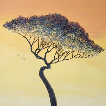 Pintura Vibrations por Blandin Magali | Pintura Figurativo Aceite Paisajes