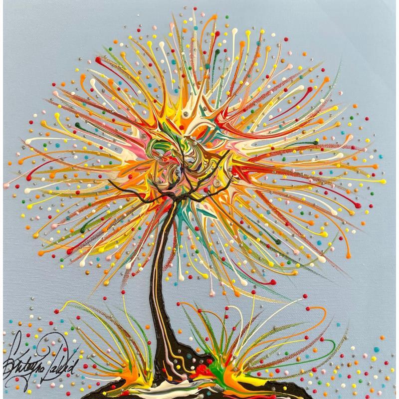 Painting Tours dans le ciel by Fonteyne David | Painting Figurative Acrylic