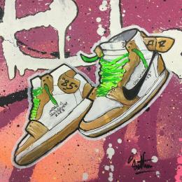 Peinture F1_5 par Settini Lionel | Tableau Street Art Acrylique, Graffiti