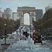 Painting Arc de Triomphe by Lokotska Katie | Painting Figurative Urban Oil