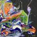 Peinture F2_5 par Settini Lionel | Tableau Abstrait Acrylique