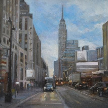 Painting Macy's by Lokotska Katie | Painting Figurative Oil Urban