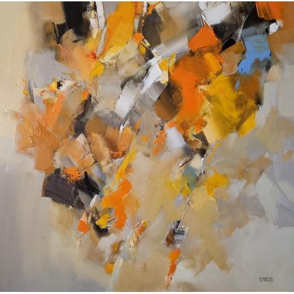 Painting Happy hours and minutes by Virgis | Painting Abstract Oil Minimalist