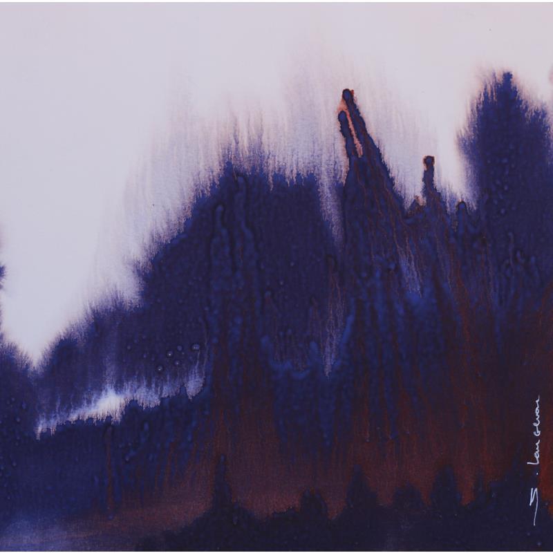 Painting Enflammée by Langeron Stéphane | Painting Subject matter Watercolor