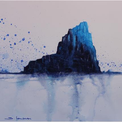 Painting L'île bleue by Langeron Stéphane | Painting