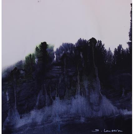 Painting Abstraction végétale by Langeron Stéphane | Painting Subject matter Watercolor