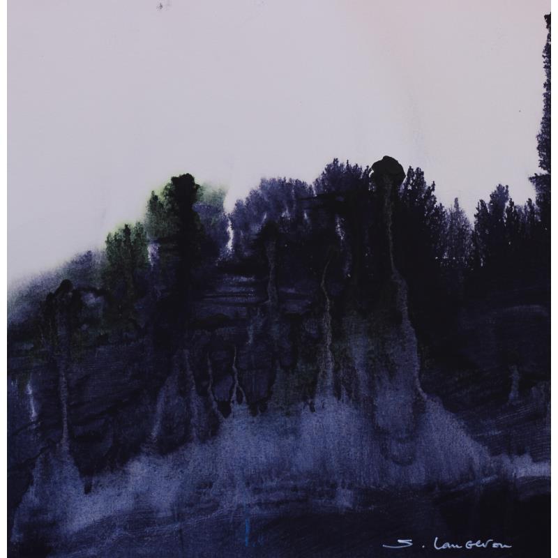 Painting Abstraction végétale by Langeron Stéphane | Painting Subject matter Watercolor