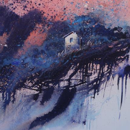 Painting Solitude by Langeron Stéphane | Painting Subject matter Watercolor