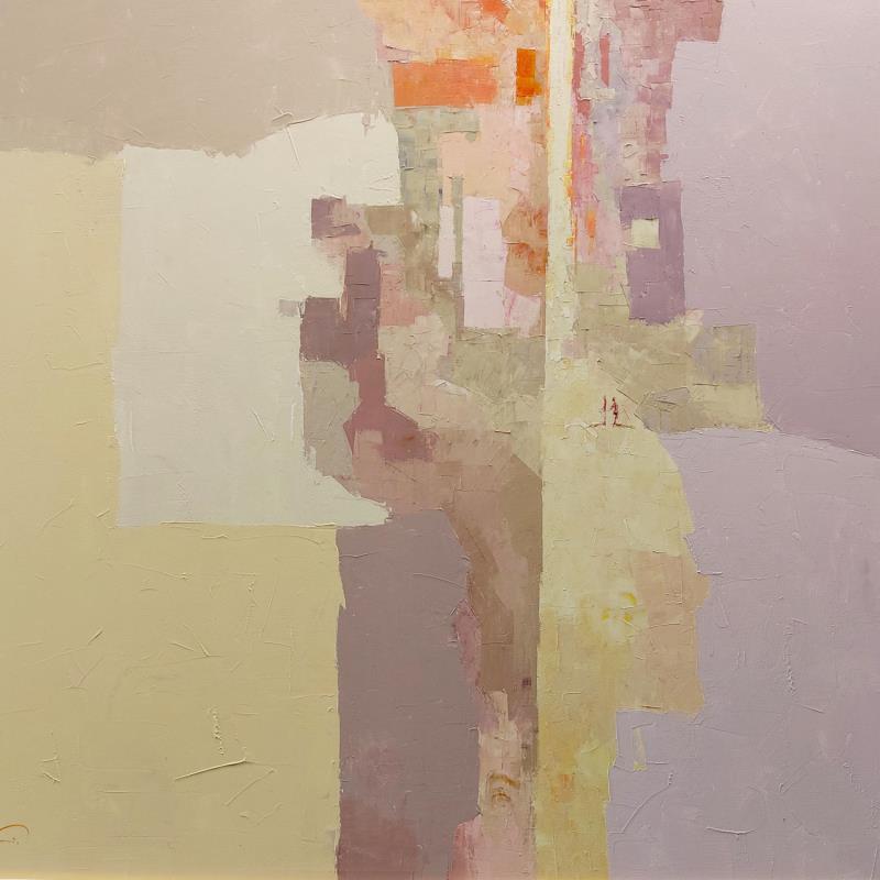 Gemälde La grande ville von Tomàs | Gemälde Abstrakt Landschaften Öl