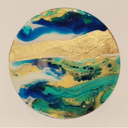 Peinture 1153F Profondeurs Marines par Depaire Silvia | Tableau Abstrait Acrylique Paysages