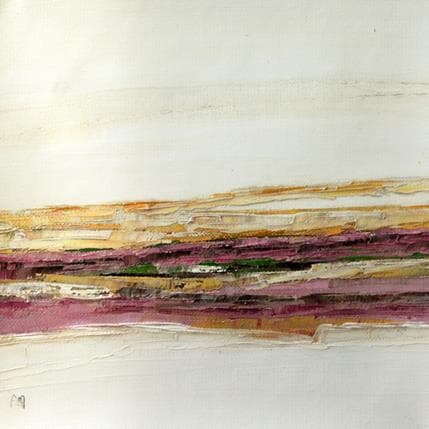 Painting Espaces clairs 2 by Marteau Frederique | Painting Abstract Oil Landscapes