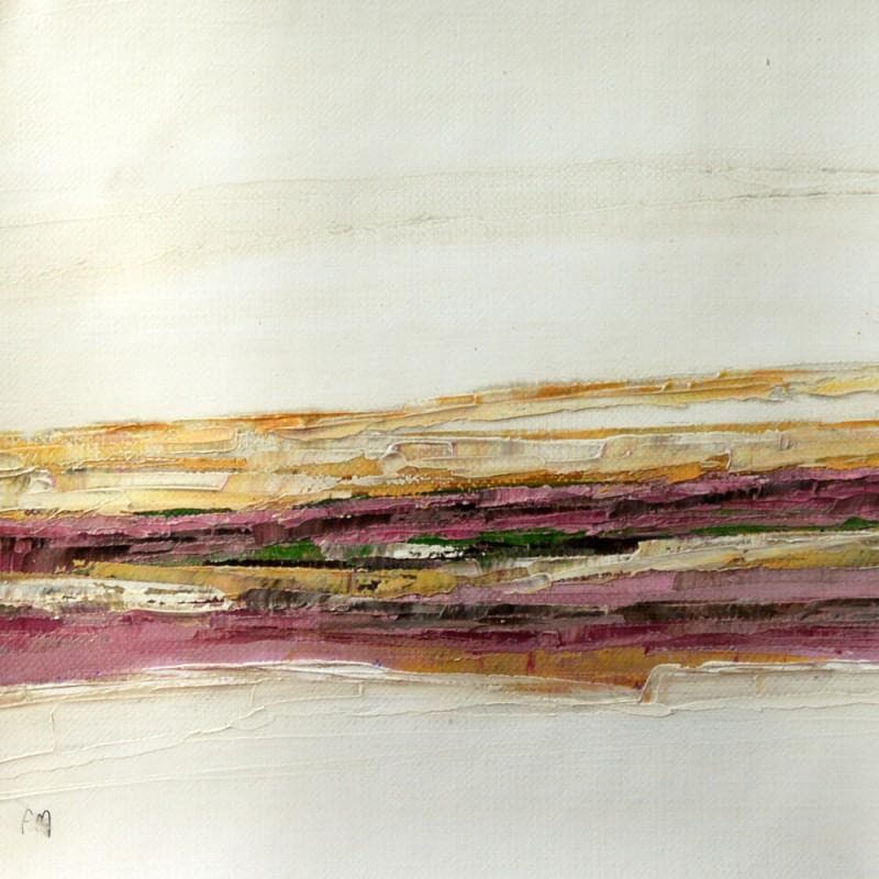 Gemälde Espaces clairs 2 von Marteau Frederique | Gemälde Abstrakt Landschaften Öl