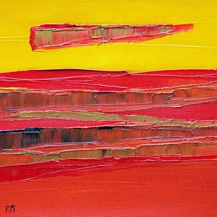 Pintura Espoir por Marteau Frederique | Pintura Abstracto Aceite Paisajes