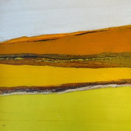 Painting Champs by Marteau Frederique | Painting Abstract Oil Landscapes