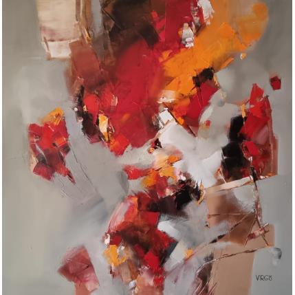 Peinture An ambitious dream par Virgis | Tableau Abstrait Huile minimaliste