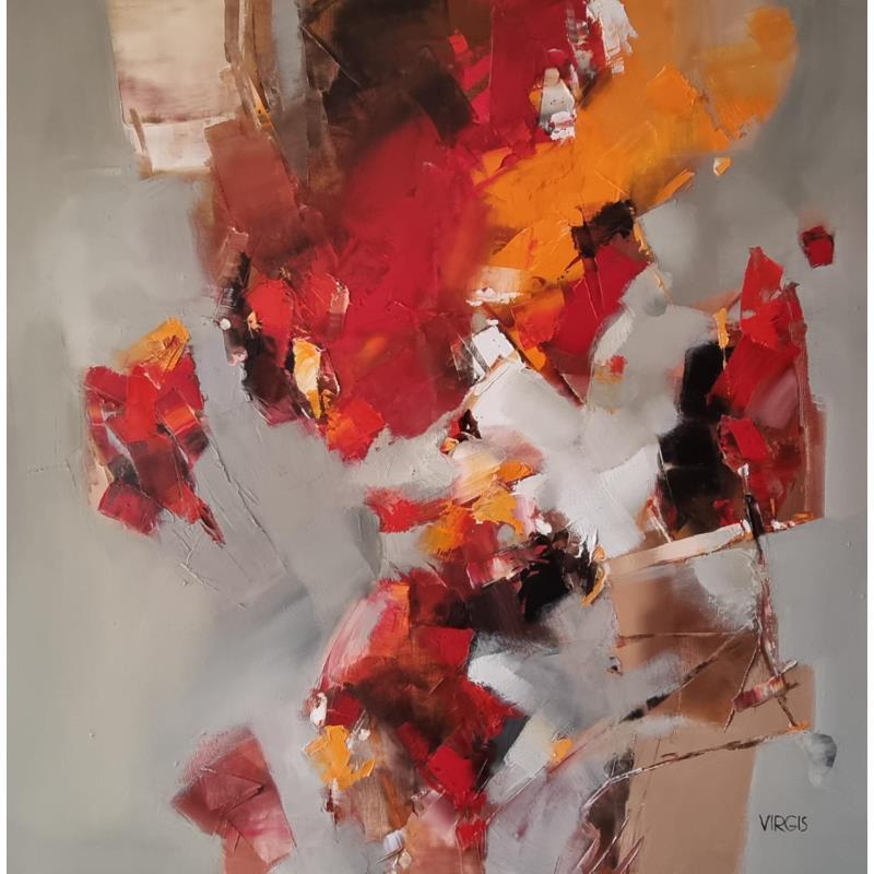 Painting An ambitious dream by Virgis | Painting Abstract Minimalist Oil