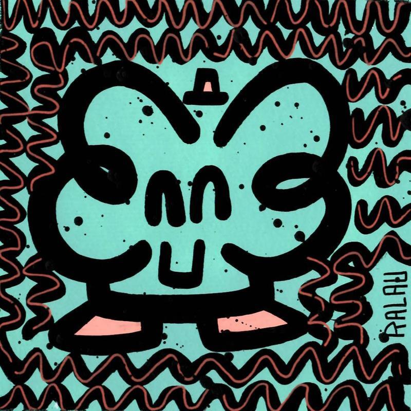 Gemälde Brocoli von Ralau | Gemälde Pop-Art Porträt Alltagsszenen Acryl