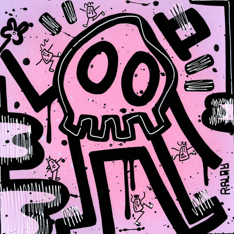 Gemälde Are you kidding me ? von Ralau | Gemälde Pop-Art Porträt Landschaften Alltagsszenen Acryl