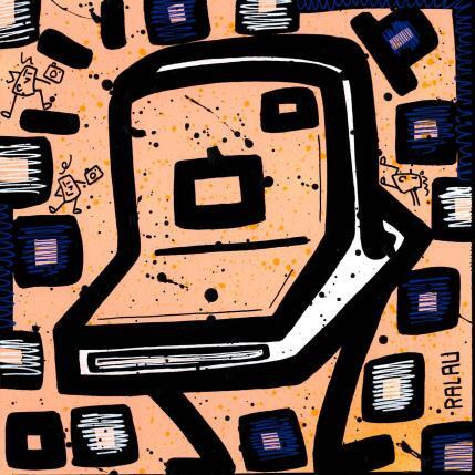 Peinture Public fashion par Ralau | Tableau Pop-art Acrylique Scènes de vie