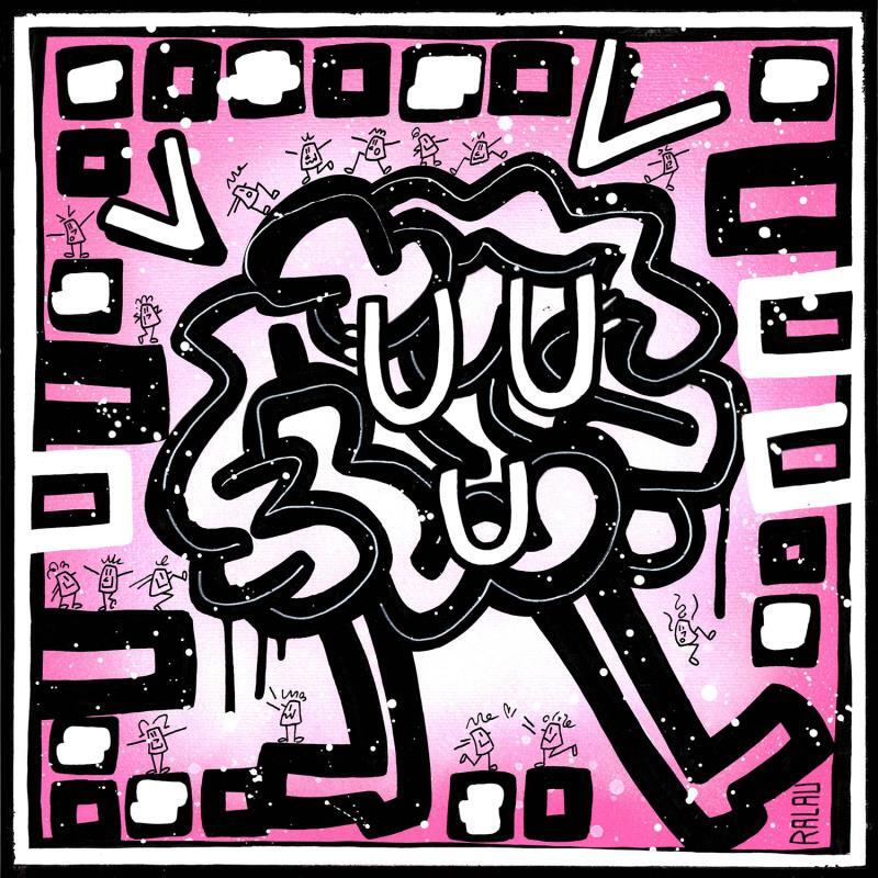 Painting Factory brain 2 by Ralau | Painting Pop-art Life style Acrylic