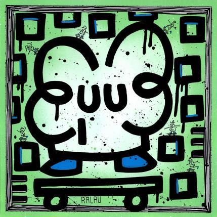 Peinture Riding vegetable par Ralau | Tableau Pop-art Acrylique Scènes de vie