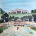 Gemälde Gloriette von Hoffmann Elisabeth | Gemälde Figurativ Urban Aquarell
