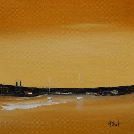 Painting Plénitude 49 by Roussel Marie-Ange et Fanny | Painting Figurative Oil Marine