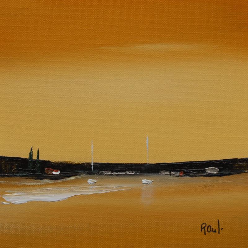 Peinture Plénitude 49 par Roussel Marie-Ange et Fanny | Tableau Figuratif Marine Huile