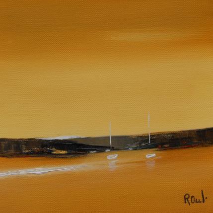 Painting Evasion 49 by Roussel Marie-Ange et Fanny | Painting Figurative Oil Marine