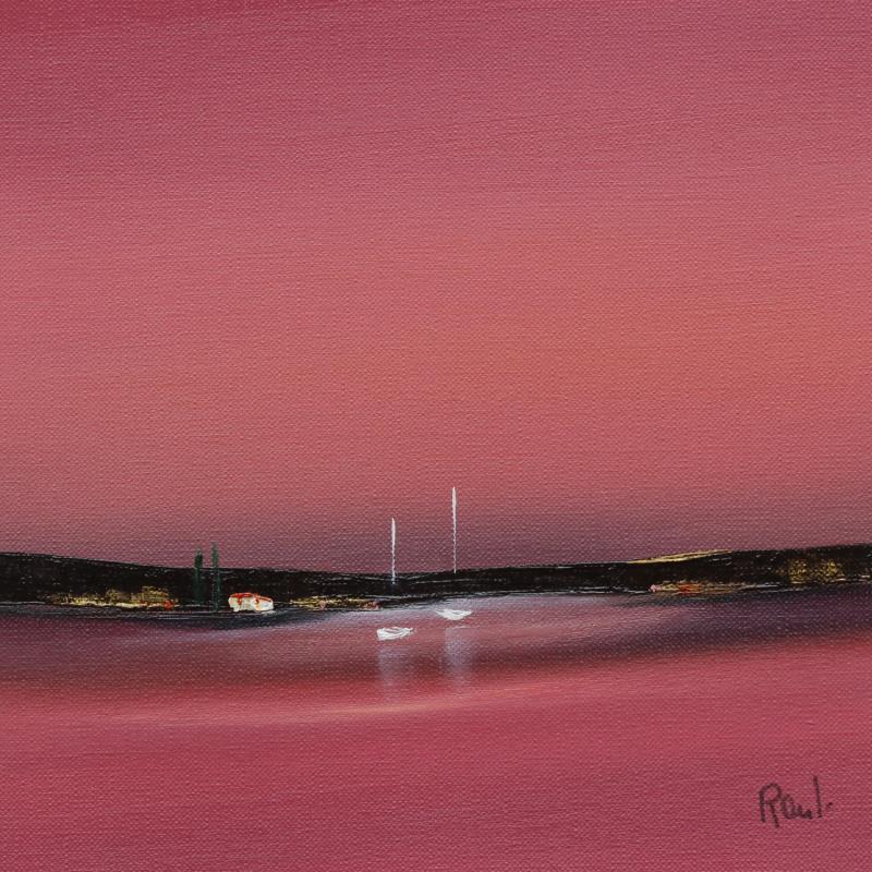 Peinture Horizon marin 49 par Roussel Marie-Ange et Fanny | Tableau Figuratif Marine Huile