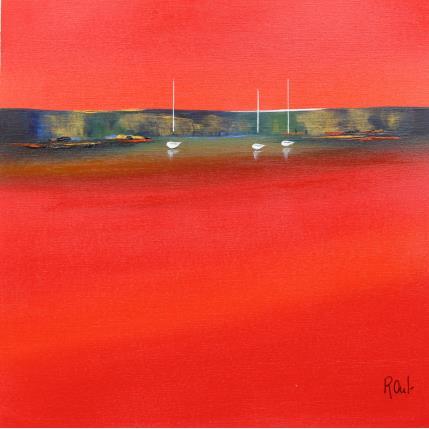 Painting Impressions marines 49 by Roussel Marie-Ange et Fanny | Painting Figurative Oil Marine