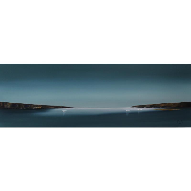 Painting Plénitude 49 by Roussel Marie-Ange et Fanny | Painting Figurative Marine Oil