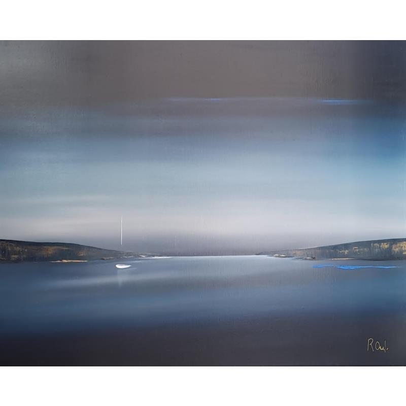 Peinture Horizon serein 49 par Roussel Marie-Ange et Fanny | Tableau Figuratif Marine Huile